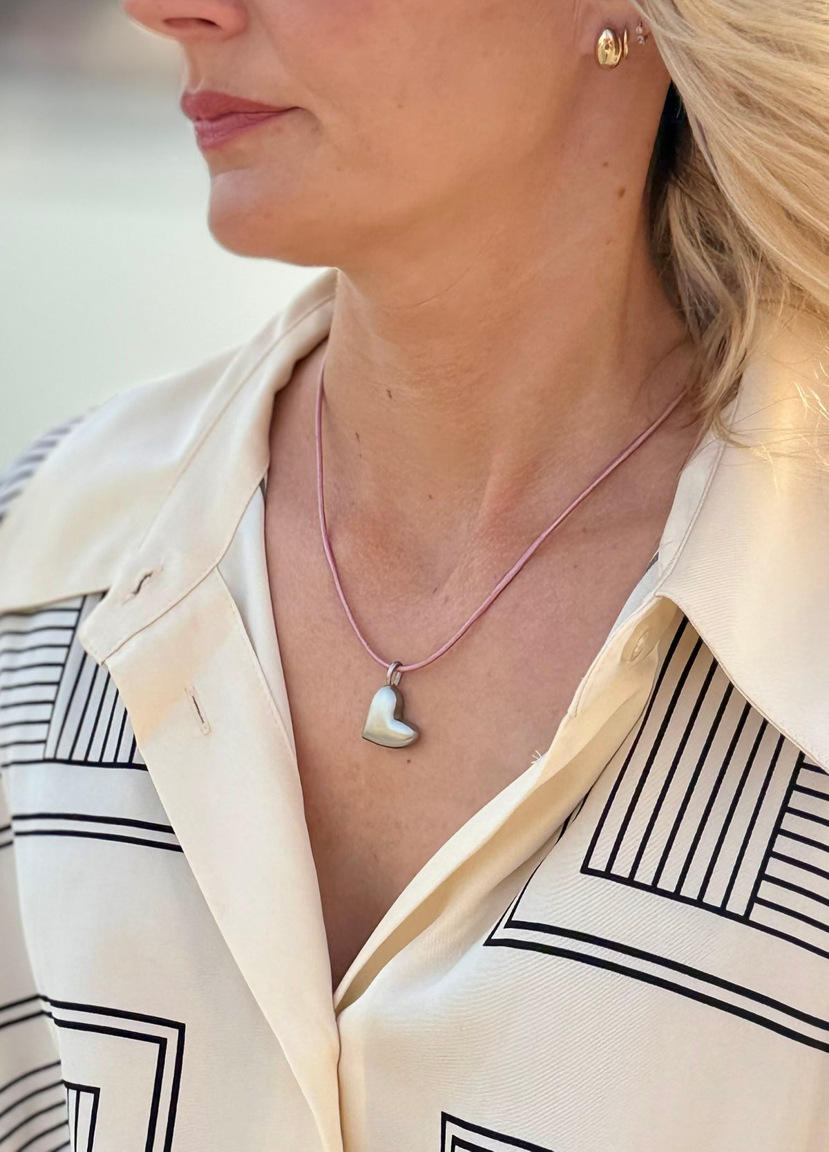 Personalised Heart Ashes Necklace, Leather Urn Necklace, photo 6 of 13