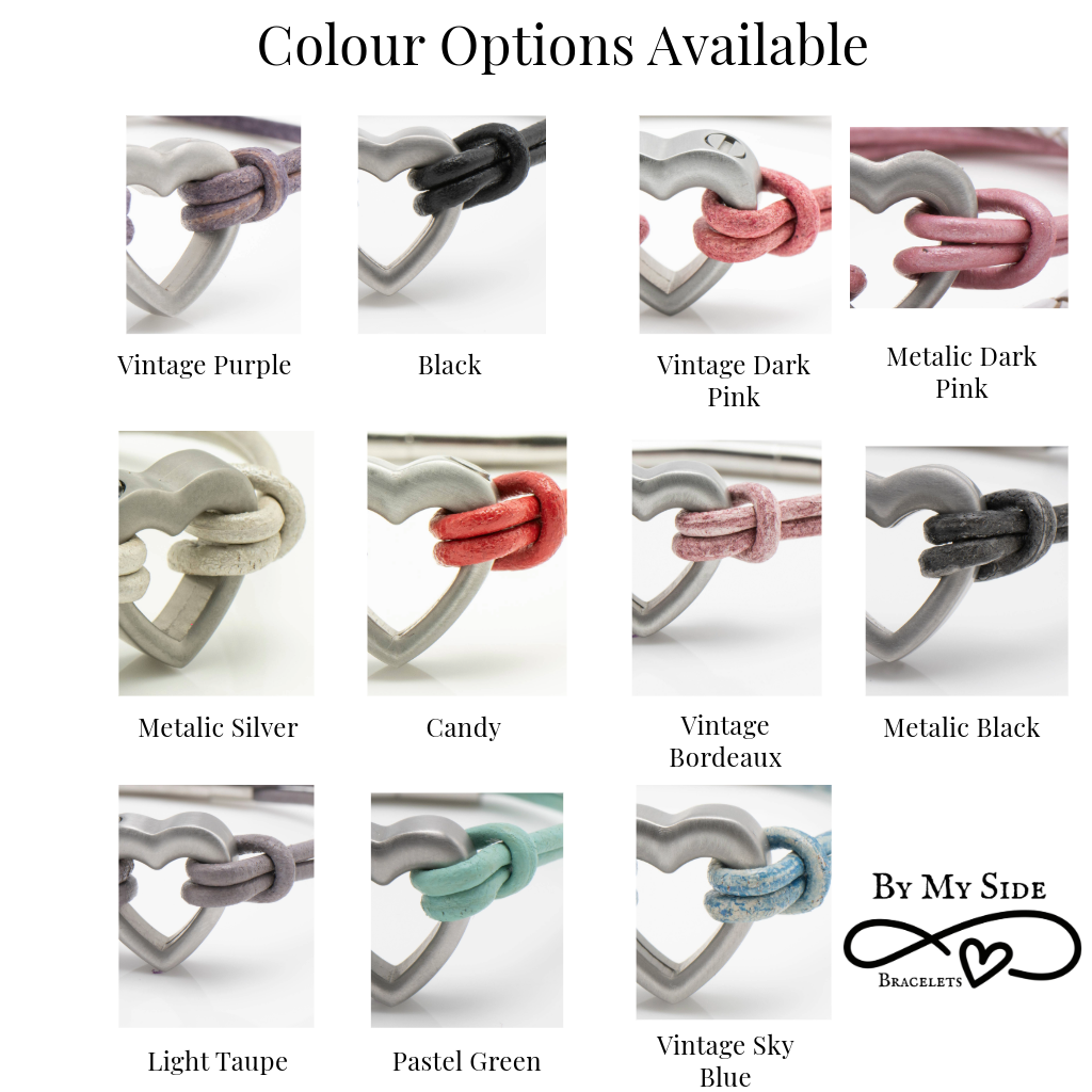 Customisable Green & White Braided Heart Bracelet - Pet Memorial Ashes Urn Jewellery Sympathy Gift