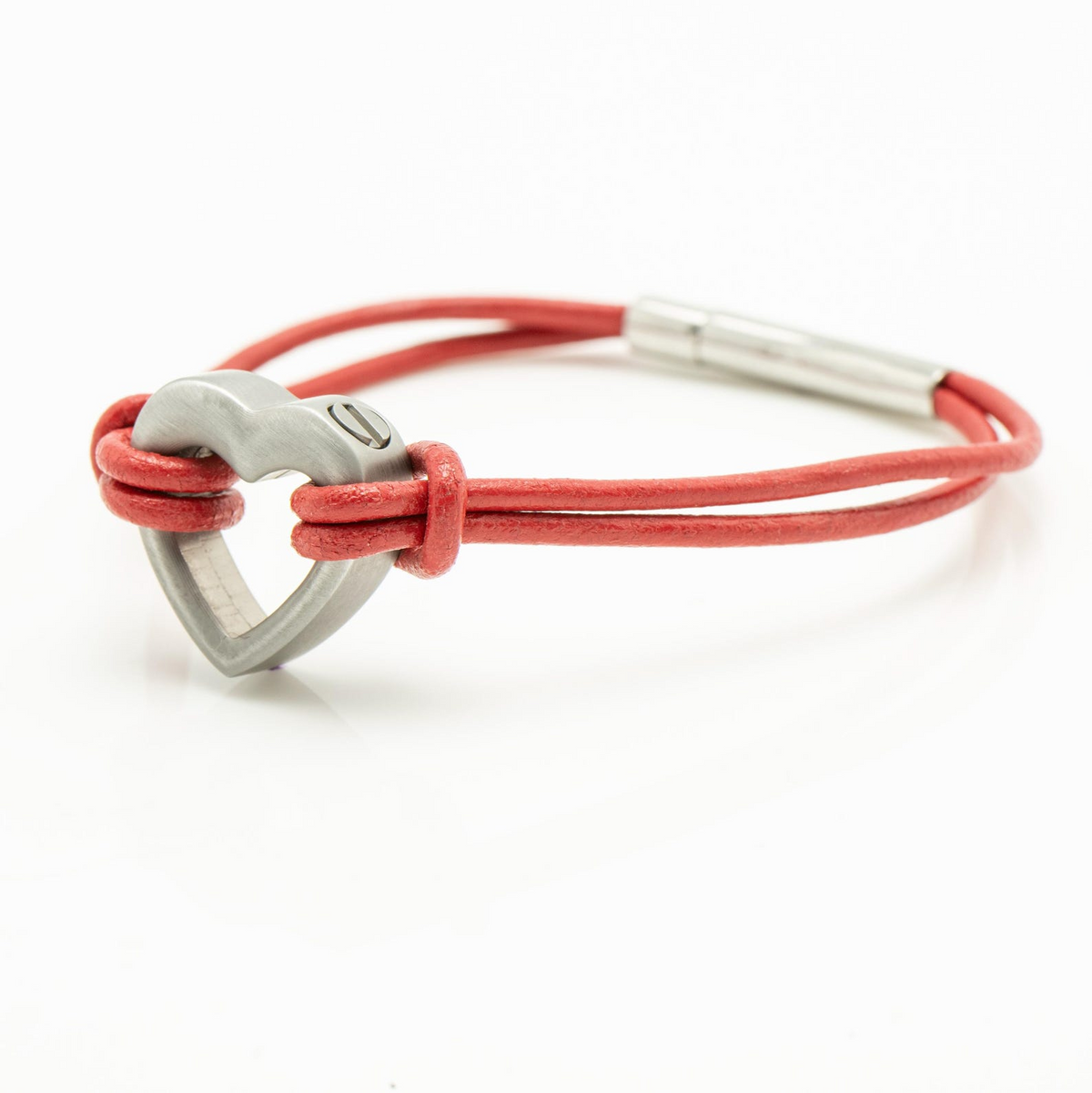 Pet Memorial Ashes Bracelet, Candy Heart Leather, photo 4 of 14
