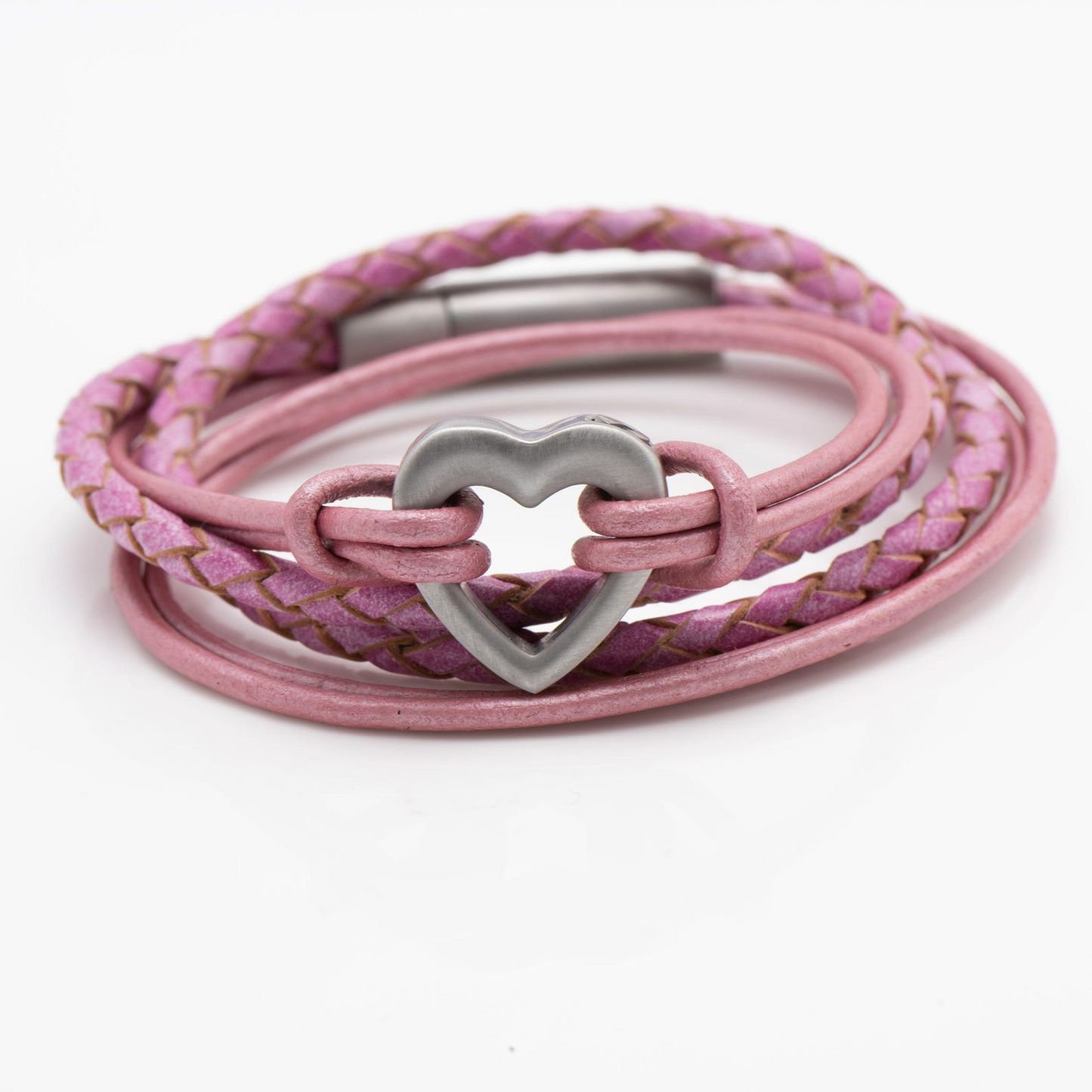 Pink Heart Wrap with Urn for Ashes, Sympathy Keepsake Gift