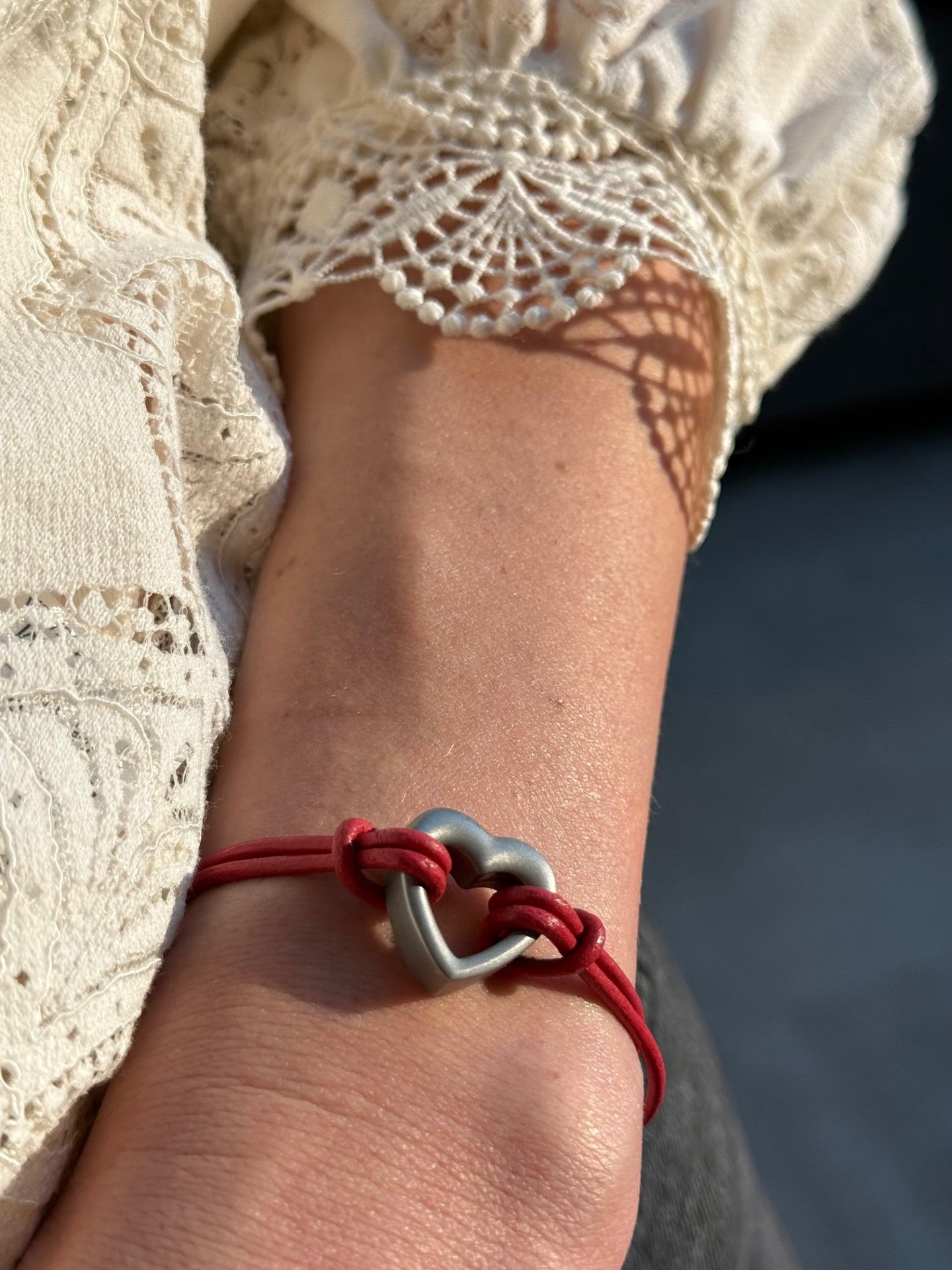 Candy Heart Memorial Bracelet: Personalised Pet Ashes Urn Jewellery